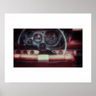 Vintage Plymouth Fury Poster Print