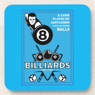 Vintage Pocket Billards Coaster
