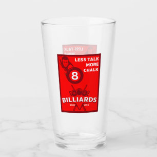 Vintage Pocket Billards Glass