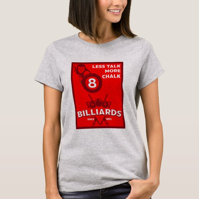 Vintage Pocket Billards T-Shirt (Front)