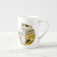 Vintage Podenco Art Deco Dog 