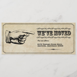 Vintage Pointer Moving Announcement