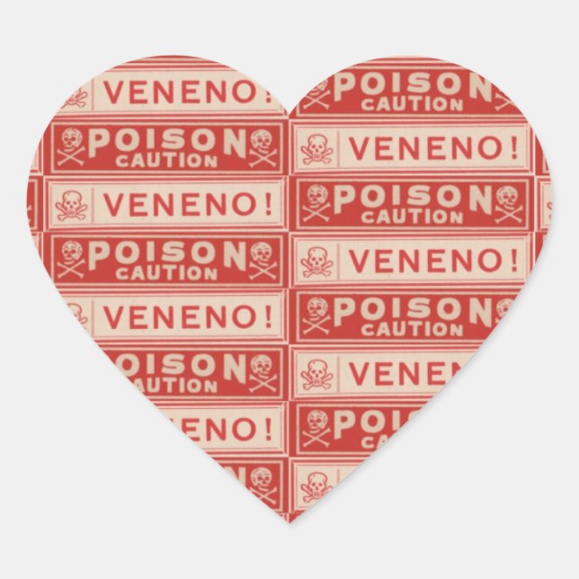 Vintage Poison Labels (Front)