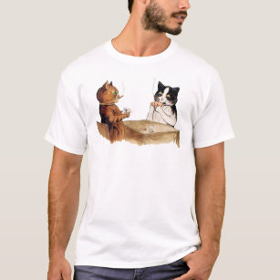 vintage poker playing cats T-Shirt