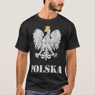 Vintage Poland Polish Eagle Flag T-Shirt