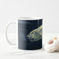 Vintage Polar Bear, Arctic Marine Life Animals