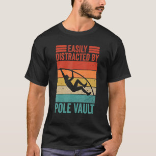 Vintage Pole Vault And Pole Jumper Athlete T-Shirt