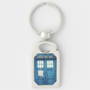 Vintage Police phone Public Call Box Key Ring