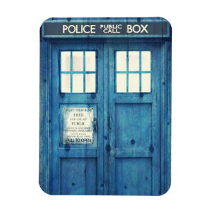 Vintage Police phone Public Call Box Magnet