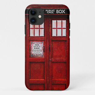 Vintage Police Public Call Box iPhone 5 Case (red)