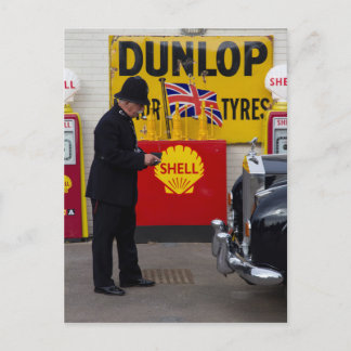 Vintage Policeman scene Postcard