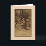 Vintage Polish Christmas Greeting Card<br><div class="desc">Victorian / Vintage Polish Christmas greeting card.  Beautiful Angel decorating a Christmas tree!  Wesołych Świąt!  Merry Christmas!</div>