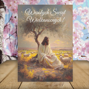 Vintage Polish Easter Wesolego Alleluja  Invitation