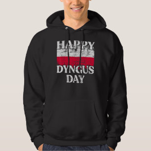 Vintage Polish Flag Happy Dyngus Day Polska Poland Hoodie
