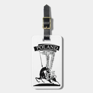 Vintage Polish Winged Hussar Luggage Tag