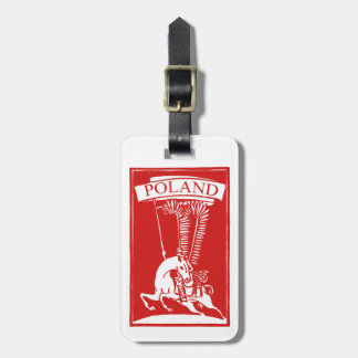 Vintage Polish Winged Hussar Luggage Tag