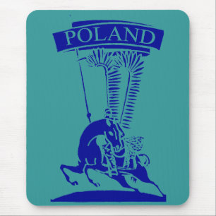 Vintage Polish Winged Hussar Mouse Mat