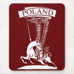 Vintage Polish Winged Hussar Mouse Mat