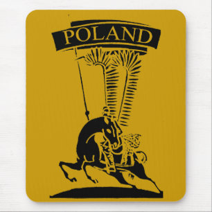 Vintage Polish Winged Hussar Mouse Mat