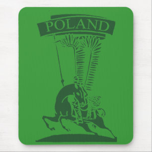 Vintage Polish Winged Hussar Mouse Mat