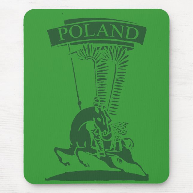 Vintage Polish Winged Hussar Mouse Mat (Front)