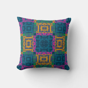 Vintage Polka Dot Seamless Pattern Art Design Cushion