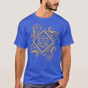 Vintage Polyhedral D20 Dice Set Roleplaying and La T-Shirt