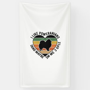 Vintage Pomeranian Heart Quote Dog Lover Shirt Des Banner