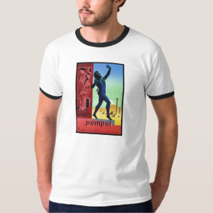 Vintage Pompeii Italian travel poster T-Shirt