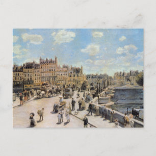Vintage Pont Neuf Paris France Postcard