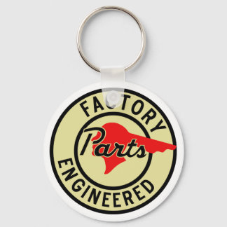 Vintage Pontiac Factory parts sign Key Ring