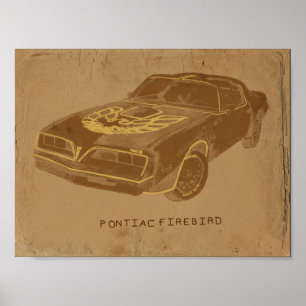 Vintage Pontiac Poster