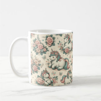 Vintage Pony's Delightful Blooms  Coffee Mug
