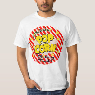 Vintage Popcorn Logo Ad T-Shirt