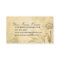 Vintage Poppy Business Cards - Ephemera Floral