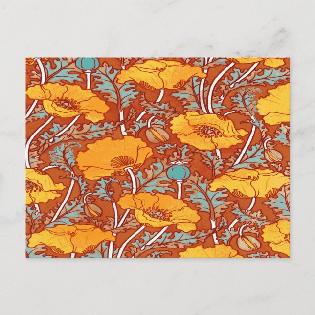 Vintage Poppy ~ Postcard (Front)