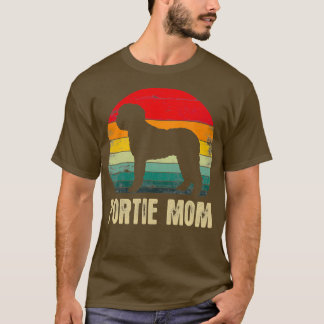 Vintage Portie Mum Dog Lover Mothers T-Shirt