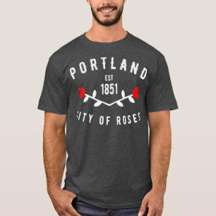 Vintage Portland City of Roses Oregon PDX 503 T-Shirt