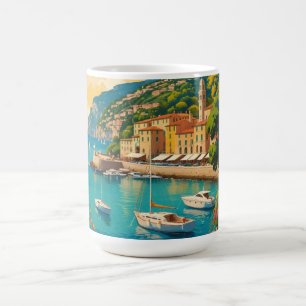 Vintage Portofino Genova Italy Coffee Mug