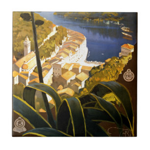 Vintage Portofino Italy Tile