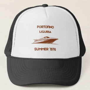 Vintage Portofino Liguria Retro Yachting Hat