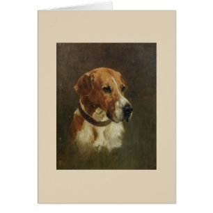 Vintage - Portrait of a Foxhound Dog,