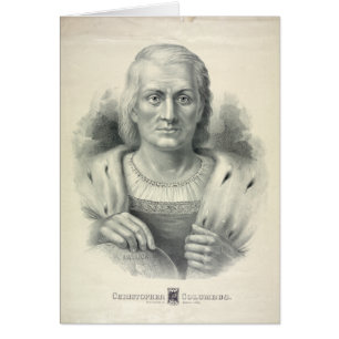 Vintage Portrait of Christopher Columbus