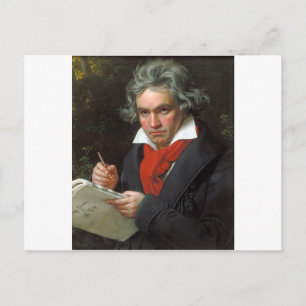 Vintage portrait of composer, Ludwig von Beethoven Postcard