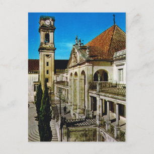 Vintage Portugal, Coimbra, University Postcard