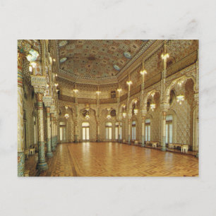Vintage Portugal Porto, Arab Hall, Stock Exchange Postcard
