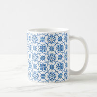 Vintage Portuguese Azulejo Tile Pattern