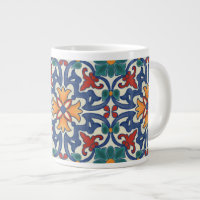 Vintage Portuguese Azulejos Tile Pattern