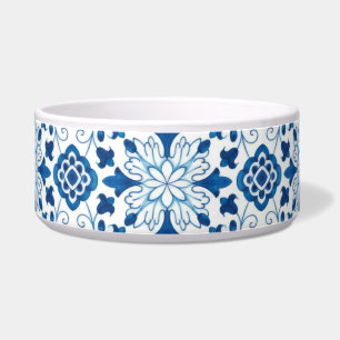 Vintage Portuguese Blue Azulejos Tile Pattern