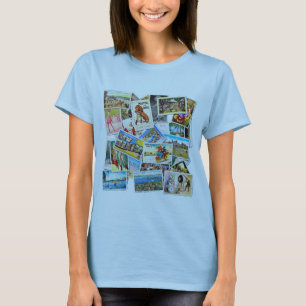 Vintage Post Card Collage T-Shirt